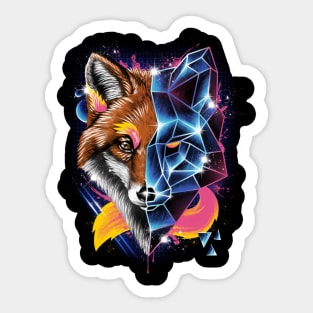 Rad Fox Sticker